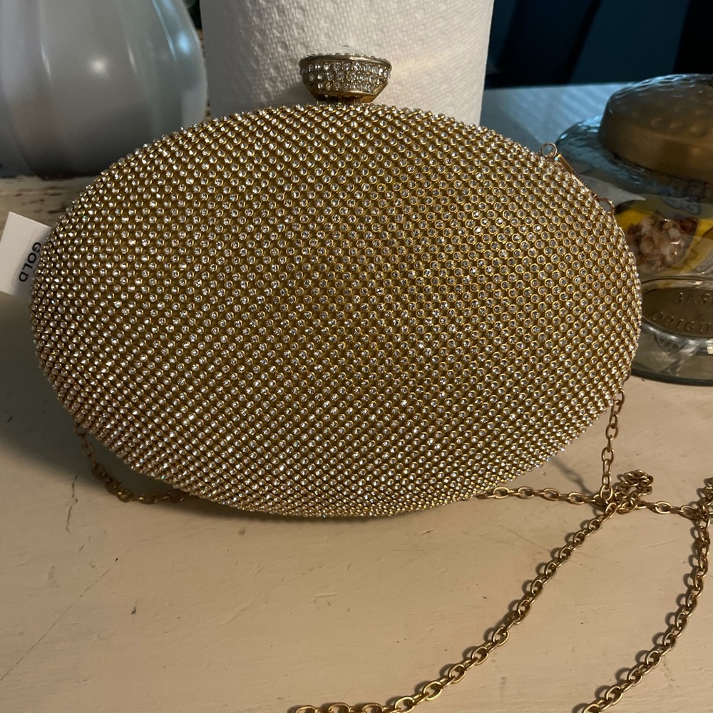 New with tags rhinestone purse.